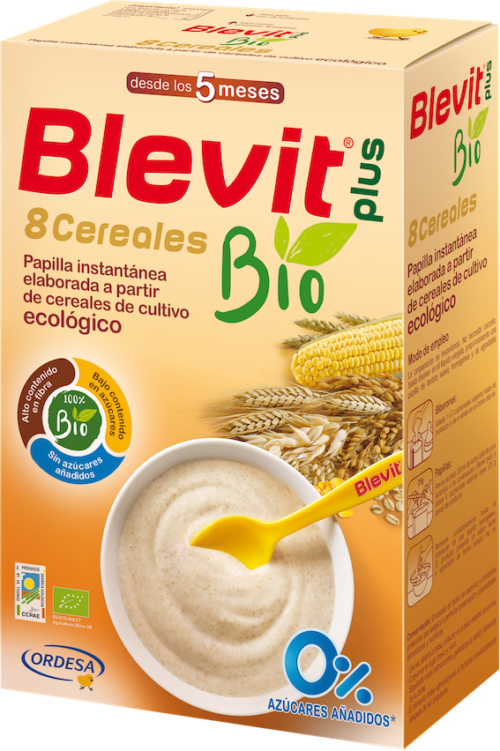 Blevit Plus Optimum 8 Cereales - Papilla para Bebé con 50% de Cereales  Integrales - Únicas Sin Dextrinar - Desde los 6 meses - 400g : :  Alimentación y bebidas